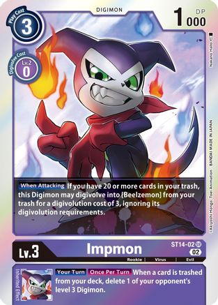 Impmon - ST14-02 - Super Rare available at 401 Games Canada