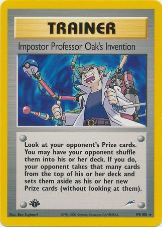 Impostor Professor Oak's Invention - 94/105 - Rare - 1st Edition available at 401 Games Canada