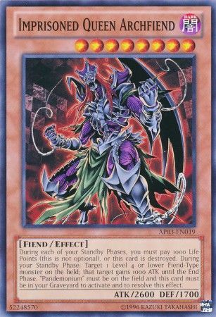 Imprisoned Queen Archfiend - AP03-EN019 - Common available at 401 Games Canada