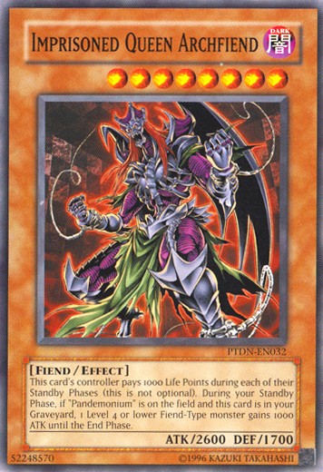 Imprisoned Queen Archfiend - PTDN-EN032 - Common - Unlimited available at 401 Games Canada