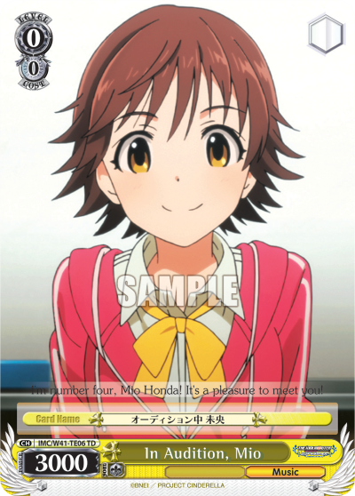 In Audition, Mio - IMC/W41-TE06 - Trial Deck available at 401 Games Canada