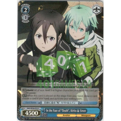 In the Face of "Death", Kirito & Sinon (Foil) available at 401 Games Canada