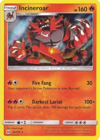 Incineroar - 26/149 - Holo Promo (Water Web Holo) available at 401 Games Canada