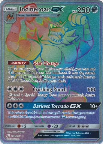 401 Games Canada - Incineroar GX - 188/181 - Hyper Rare 401 Games Canada - Incineroar GX - 188/181 - Hyper Rare
