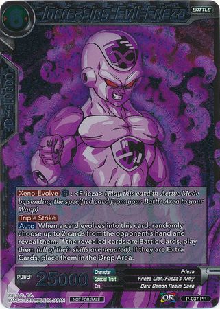 Increasing Evil Frieza - P-037 PR - Promo (Foil) available at 401 Games Canada