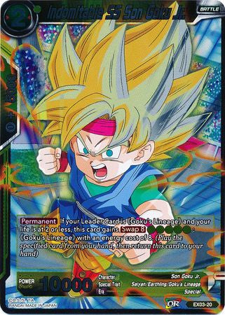 Indomitable SS Son Goku Jr. - EX03-20 - Expansion Rare (Foil) available at 401 Games Canada