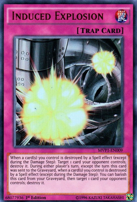 Induced Explosion - MVP1-EN009 - Ultra Rare - 1st Edition available at 401 Games Canada