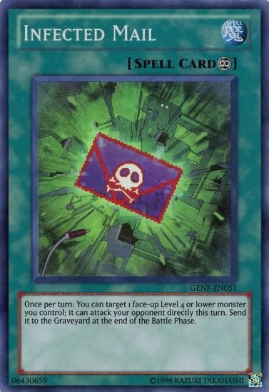 Infected Mail - GENF-EN051 - Super Rare - Unlimited available at 401 Games Canada