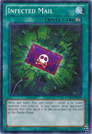 Infected Mail - SP13-EN033 - Starfoil Rare - Unlimited available at 401 Games Canada