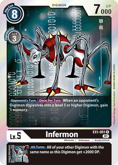 Infermon - EX1-051 - Rare available at 401 Games Canada