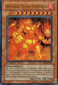 Infernal Flame Emperor - SD3-EN001 - Ultra Rare - 1st Edition available at 401 Games Canada