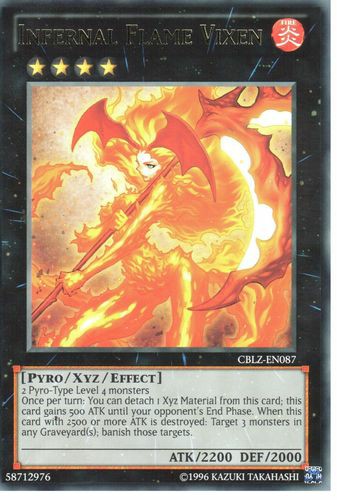 Infernal Flame Vixen - CBLZ-EN087 - Rare - Unlimited available at 401 Games Canada