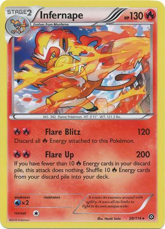 Infernape - 20/114 - Holo Rare available at 401 Games Canada