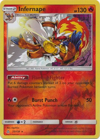 Infernape - 23/156 - Holo Rare - Reverse Holo available at 401 Games Canada