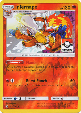 Infernape - 23/156 - League Promo available at 401 Games Canada