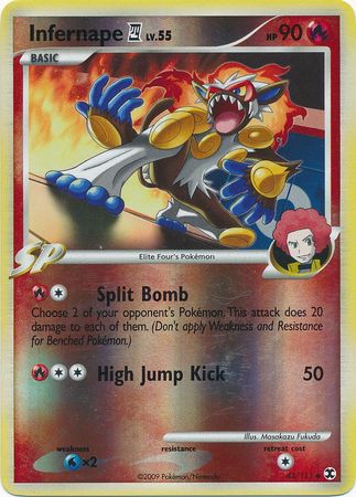 Infernape 4 - 43/111 - Uncommon - Reverse Holo available at 401 Games Canada