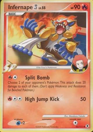 Infernape 4 - 43/111 - Uncommon available at 401 Games Canada