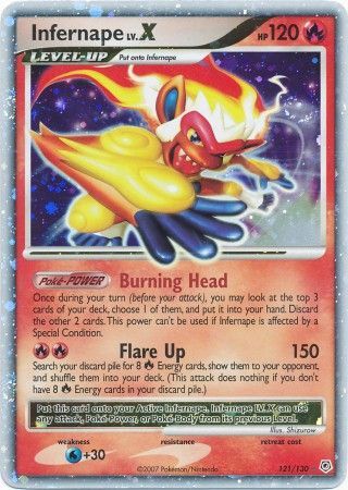 Infernape LV.X - 121/130 - Ultra Rare available at 401 Games Canada