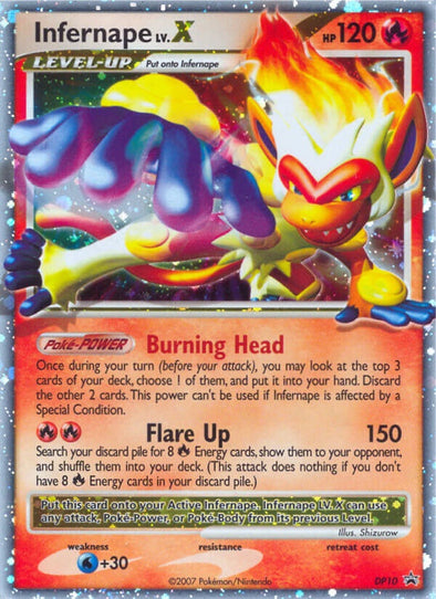 Infernape LV.X - DP10 - Ultra Rare available at 401 Games Canada