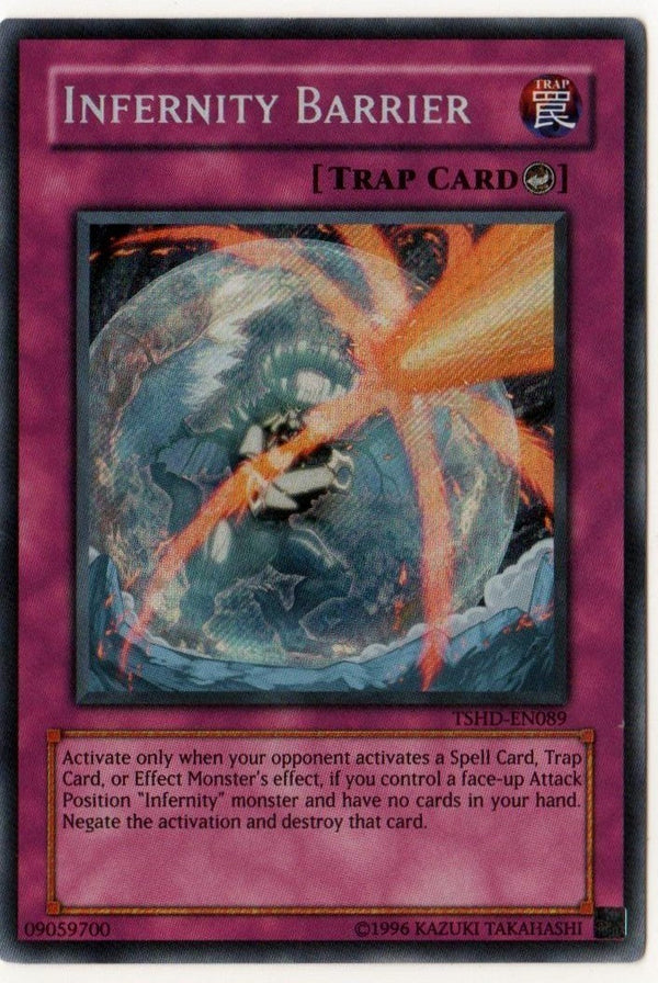 Infernity Barrier - TSHD-EN089 - Secret Rare - Unlimited available at 401 Games Canada
