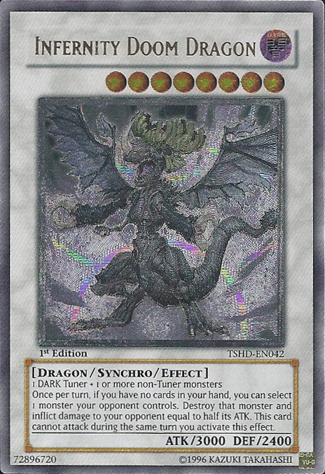 Infernity Doom Dragon - TSHD-EN042 - Ultimate Rare - 1st Edition available at 401 Games Canada