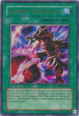 Inferno Fire Blast - SOD-EN042 - Ultra Rare - Unlimited available at 401 Games Canada