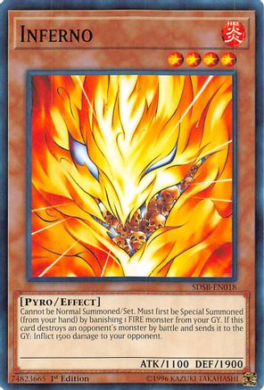 Inferno - SDSB-EN018 - Common - 1st Edition available at 401 Games Canada