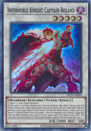 Infernoble Knight Captain Roland - OP15-EN010 - Super Rare available at 401 Games Canada