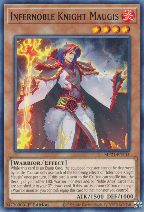 Infernoble Knight Maugis - MP21-EN111 - Common - 1st Edition available at 401 Games Canada