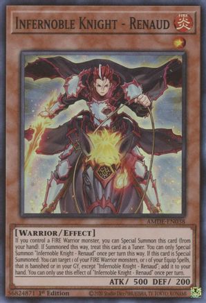 Infernoble Knight - Renaud - AMDE-EN038 - Super Rare - 1st Edition available at 401 Games Canada
