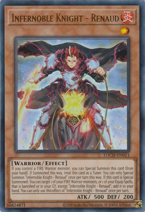 Infernoble Knight - Renaud - TOCH-EN011 - Ultra Rare - Unlimited available at 401 Games Canada