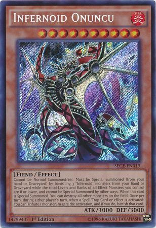 Infernoid Onuncu - SECE-EN019 - Secret Rare - 1st Edition available at 401 Games Canada