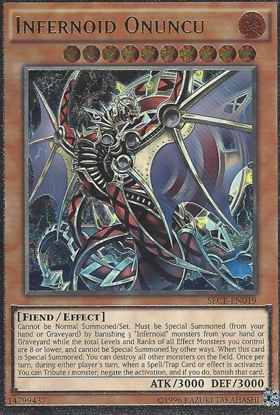 Infernoid Onuncu - SECE-EN019 - Ultimate Rare - Unlimited available at 401 Games Canada