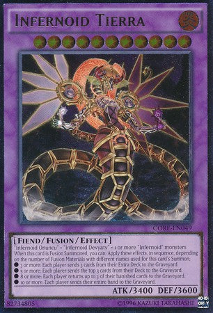 Infernoid Tierra - CORE-EN049 - Ultimate Rare - Unlimited available at 401 Games Canada