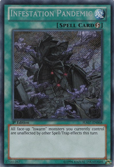 Infestation Pandemic - HA07-EN068 - Secret Rare - 1st Edition available at 401 Games Canada