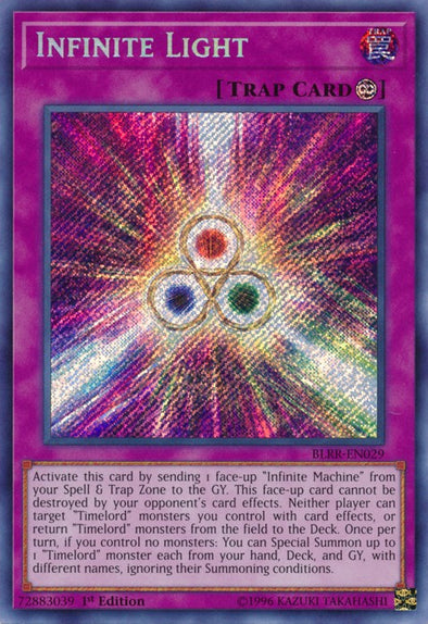 Infinite Light - BLRR-EN029 - Secret Rare - 1st Edition available at 401 Games Canada