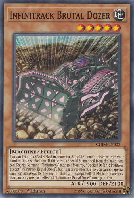 Infinitrack Brutal Dozer - CHIM-EN022 - Common - 1st Edition available at 401 Games Canada