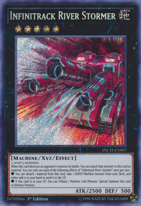 Infinitrack River Stormer - INCH-EN007 - Secret Rare - 1st Edition available at 401 Games Canada