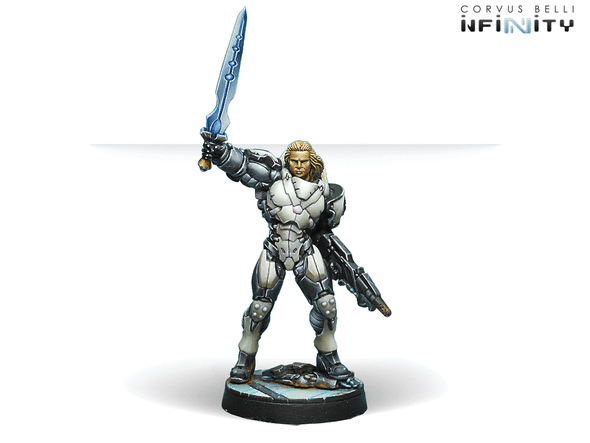 Infinity - ALEPH - Achilles v2 (Hoplite Armor) (Multi Rifle, CCW) available at 401 Games Canada