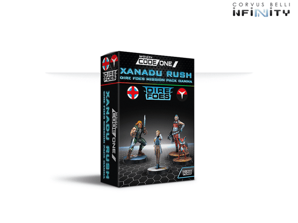 Infinity - CodeOne - Dire Foes Mission Pack Gamma: Xanadu Rush available at 401 Games Canada