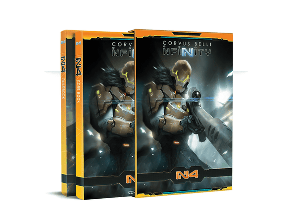 Infinity - N4 - Rulebook Slipcase available at 401 Games Canada