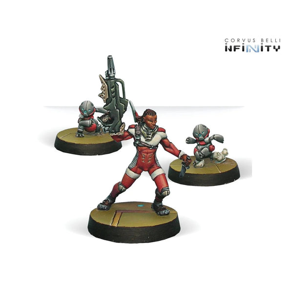 Infinity - Nomads - Moran, Maasai Hunters (Combi Rifle) available at 401 Games Canada