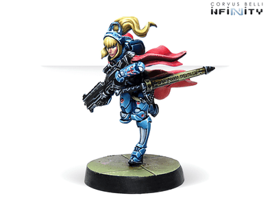 Infinity - PanOceania - Jeanne d'Arc 2.0 (Mobility Armor) (Spitfire) available at 401 Games Canada