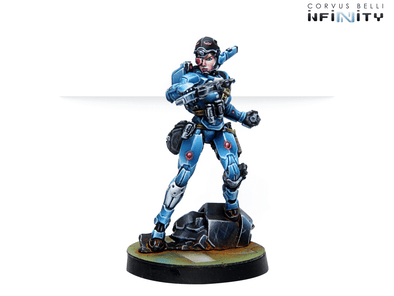 Infinity - PanOceania - Patsy Garnett, ORC Troops Varuna Div. NCO available at 401 Games Canada