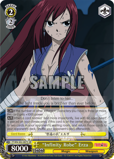 "Infinity Robe" Erza - FT/EN-S02-007S - Super Rare available at 401 Games Canada