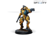 Infinity - Yu Jing - Krit Kokram, Invincible Zuyongs Specialist (2 Heavy Pistols) available at 401 Games Canada