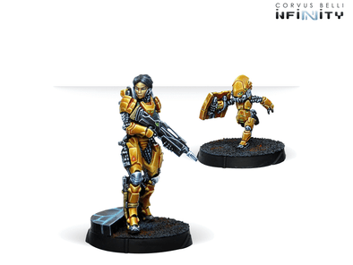 Infinity - Yu Jing - Tai Sheng, Zuyong Invincibles NCO (Breaker Rifle) available at 401 Games Canada