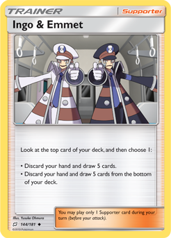 Ingo & Emmet - 144/181 - Uncommon available at 401 Games Canada