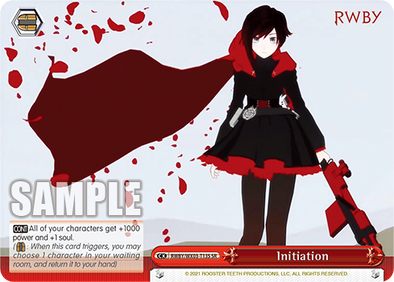 Initiation - RWBY/WX03-ET13S - Super Rare available at 401 Games Canada