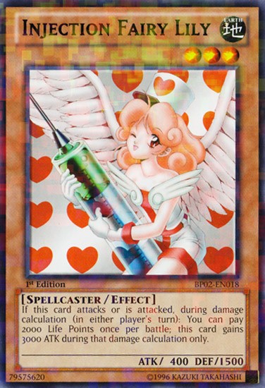 Injection Fairy Lily - BP02-EN018 - Mosaic Rare - 1st Edition available at 401 Games Canada